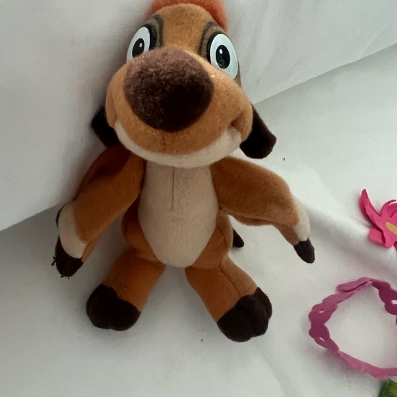Disney The Lion King Jungle Puppets Hula Timon Plush Stuffed Finger Puppet 
1994 - Picture 6 of 10